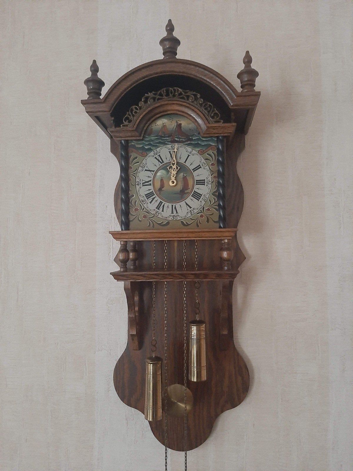Prachtige Warmink (WUBA) Sallander Wandklok, Ophalen