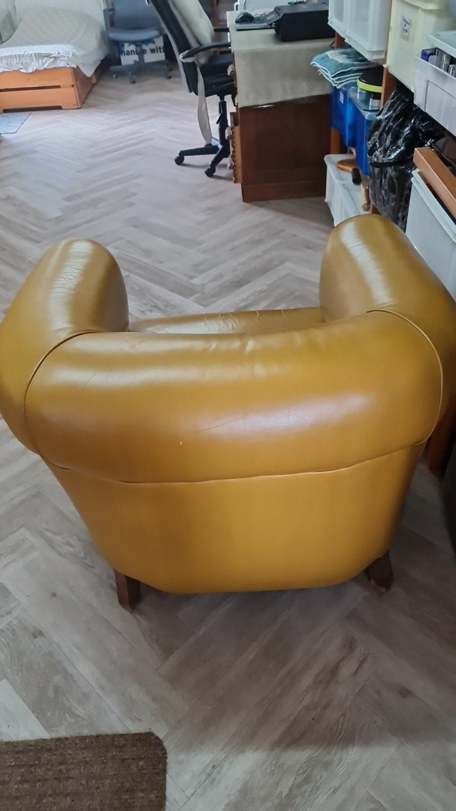 2 antieke eiken stoelen (100 jaar) okerkleurig, Huis en Inrichting, Gebruikt, Ophalen of Verzenden, Neutraal stijl, 75 tot 100 cm