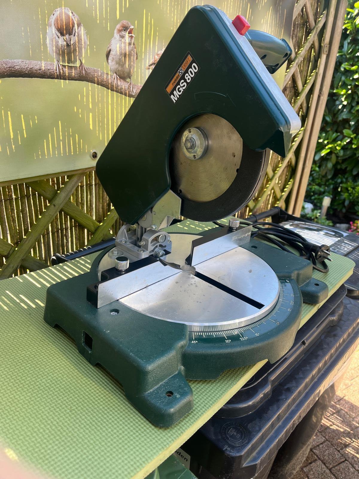 Meister craft afkortzaag, Doe-het-zelf en Verbouw, Ophalen, Gebruikt, 600 tot 1200 watt, Afkortzaag