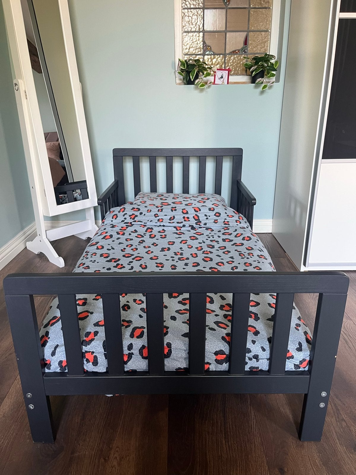 Juniorbed Raff Anthracite 70x140 kinderbed, Ophalen, 70 tot 85 cm, 140 tot 160 cm, Zo goed als nieuw
