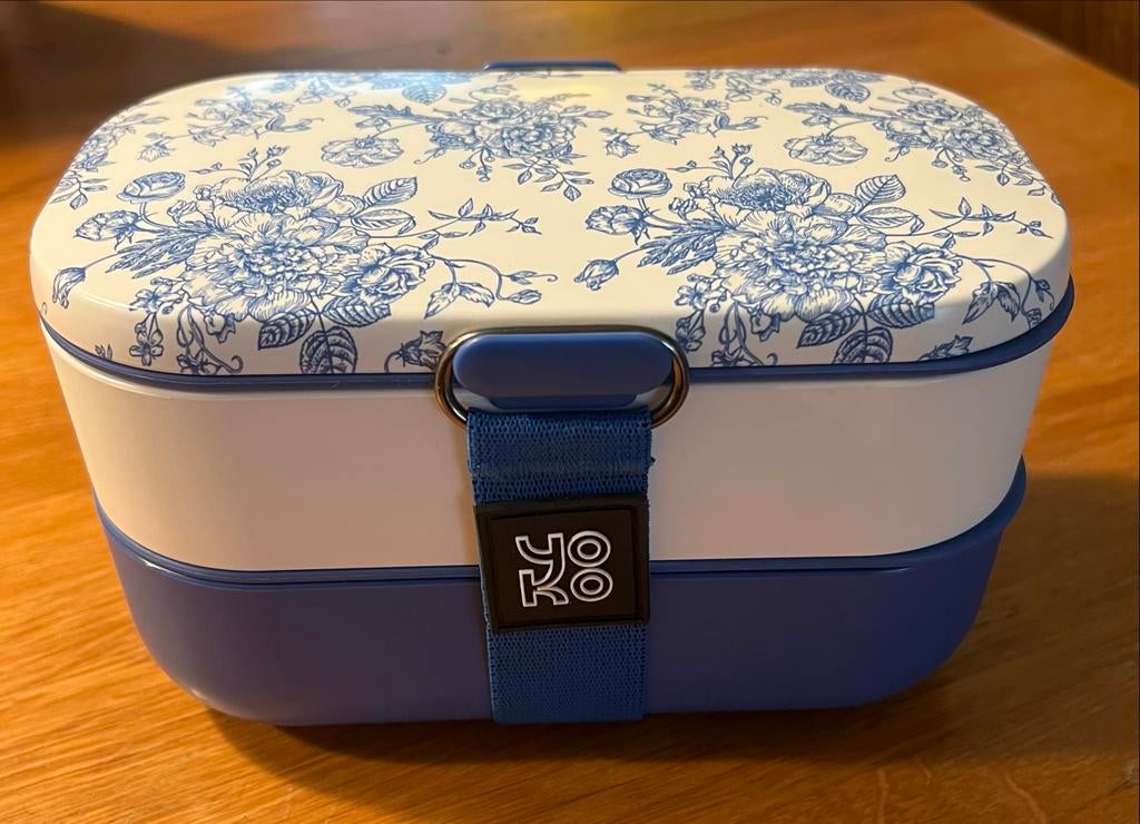 Yoko lunchbox / bentobox - Nieuw in verpakking, Blauw, Kunststof, Nieuw, Ophalen of Verzenden