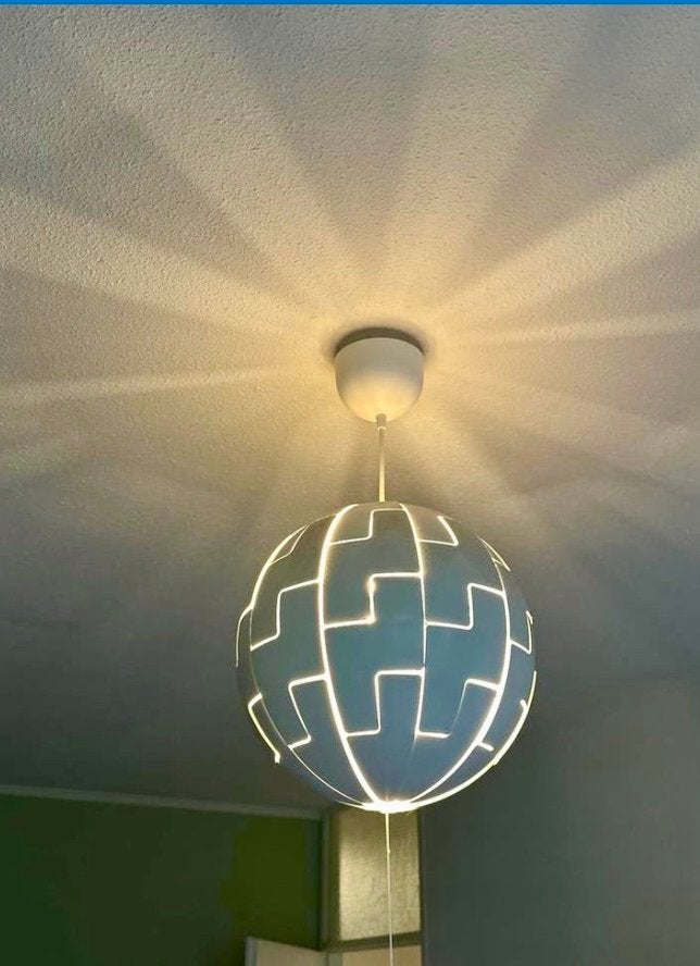 IKEA PS 2014 Hanglamp - Wit, Modern Design, Ophalen of Verzenden, Zo goed als nieuw, Kunststof, Minder dan 50 cm