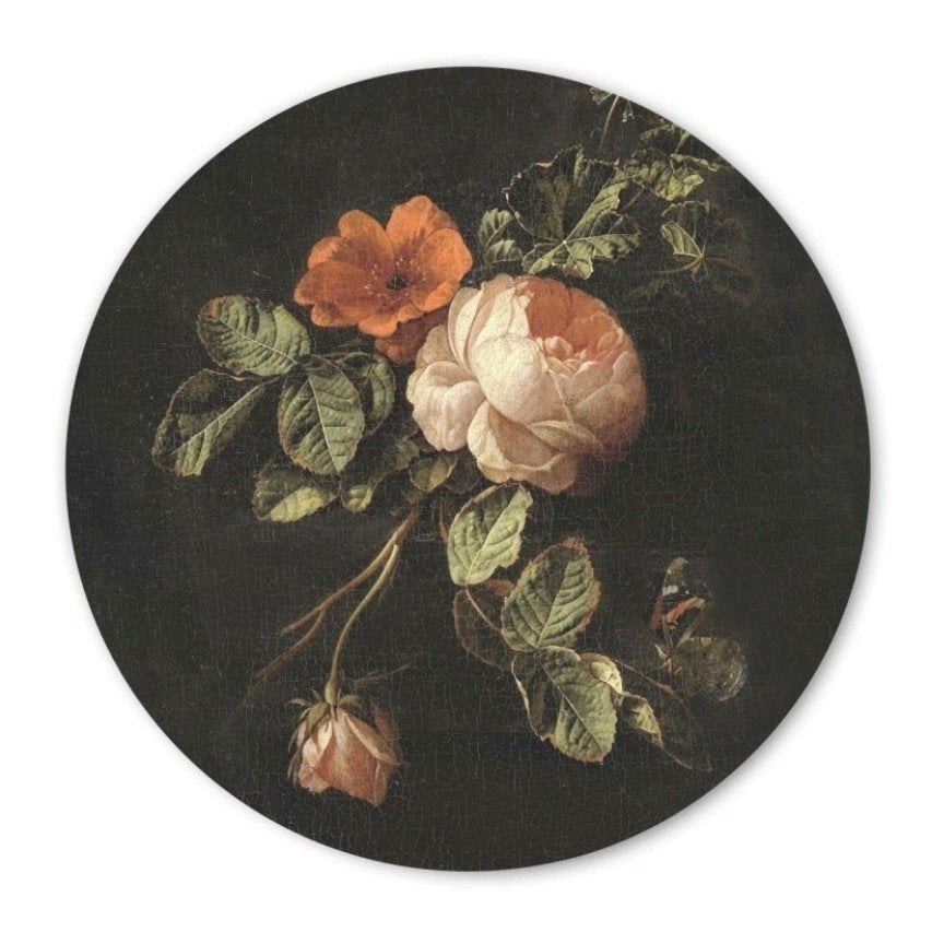nieuw zelfklevende magnetische sticker 60 cm, Ophalen, 60 cm, Nieuw, Wandcirkel