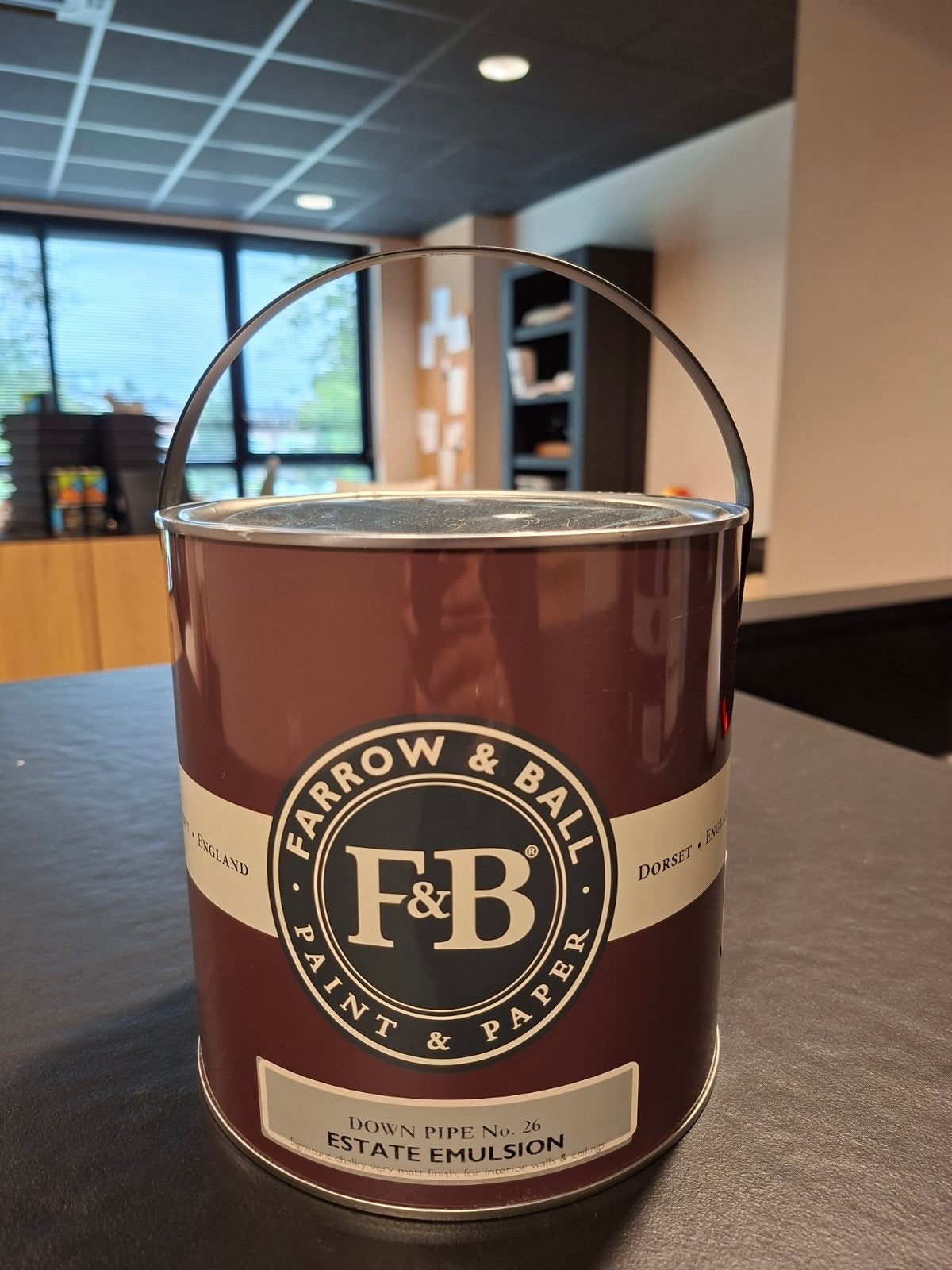 Farrow & Ball Estate Emulsion - Down Pipe No. 26 (2.5L), Ophalen, Nieuw, Verf, Grijs