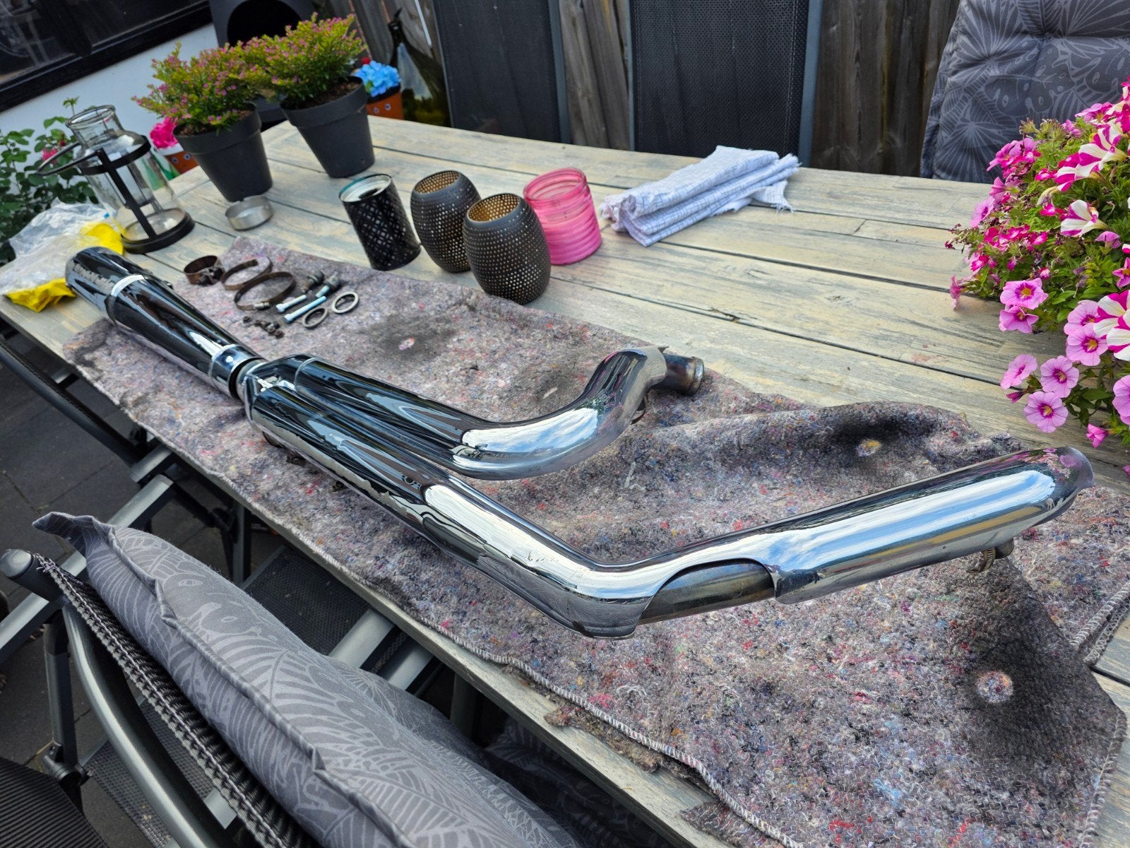 Uitlaat harley davidson, Motoren, Onderdelen | Harley-Davidson, Ophalen of Verzenden