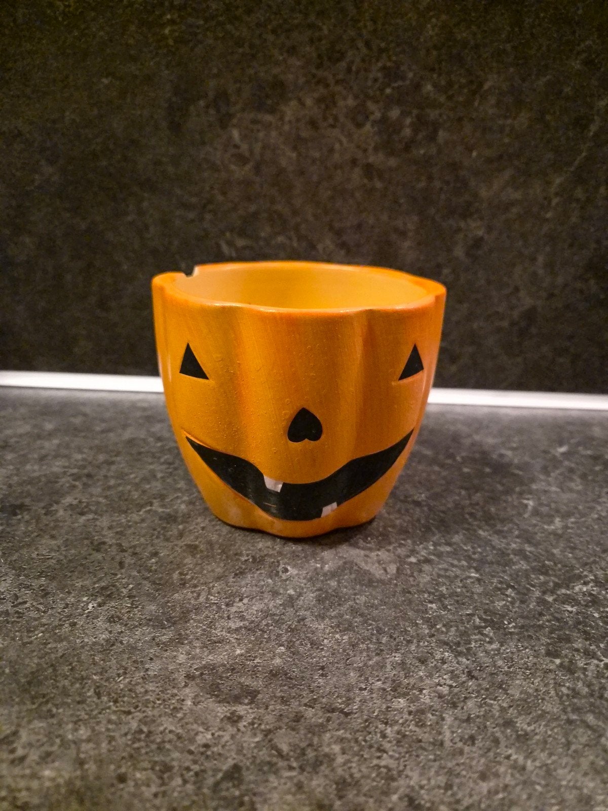 Halloween pompoen bloempotje - oranje, Ophalen, Gebruikt, Oranje