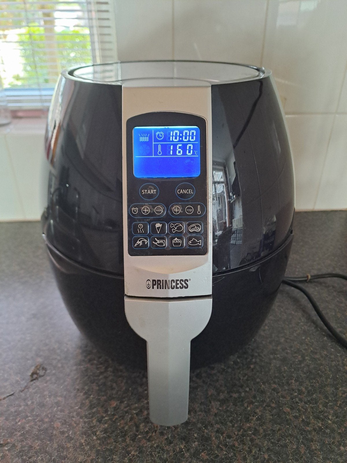 Princess airfryer, Witgoed en Apparatuur, Ophalen, Gebruikt, Airfryer, 750 t/m 999 gram