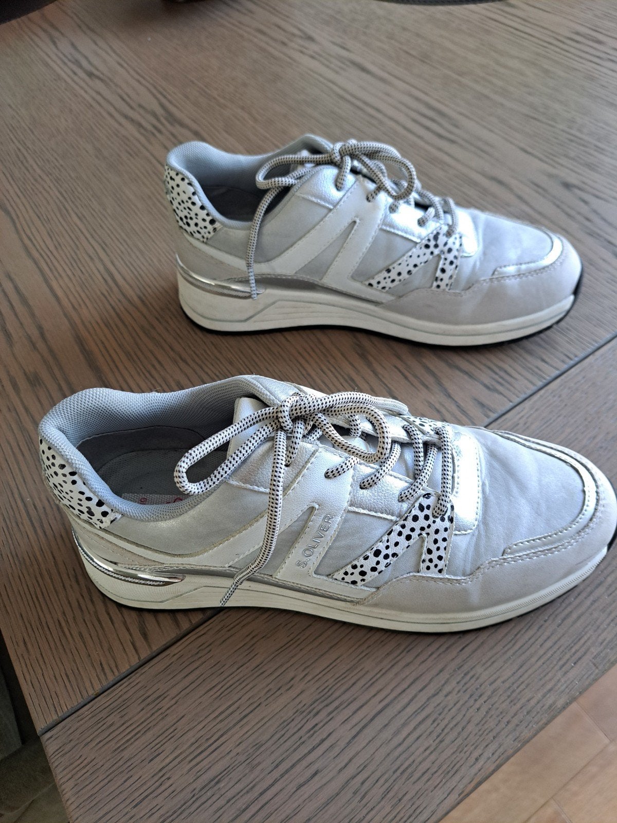 sneakers s. oliver maat 40 grijs, S oliver, Ophalen of Verzenden, Sneakers of Gympen, Zo goed als nieuw