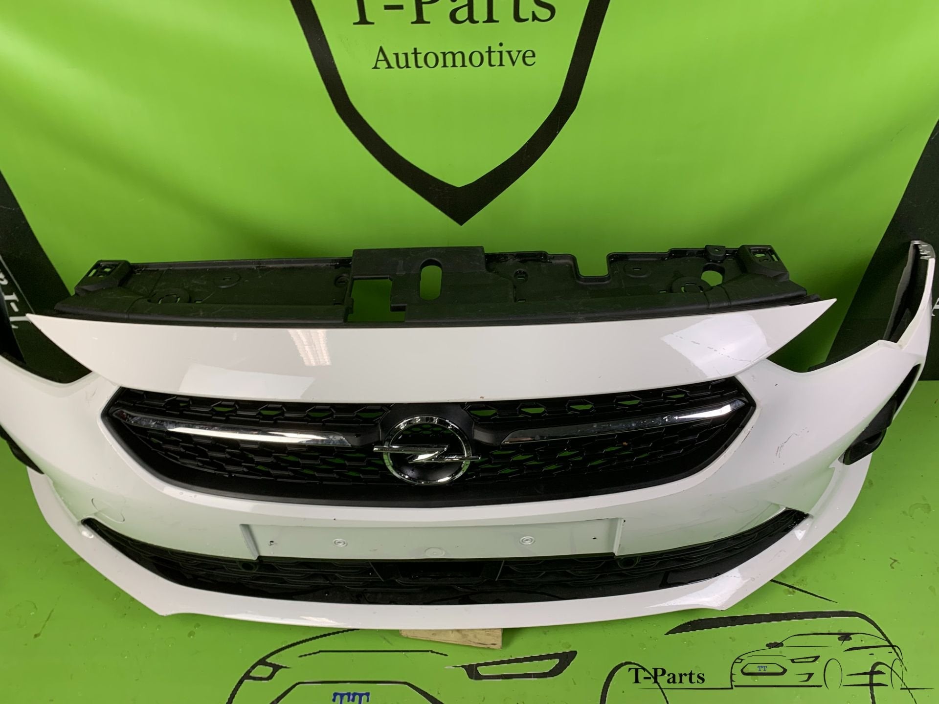 opel corsa F GS line voorbumper bumper rooster, Gebruikt, Opel Automobile GmbH, Ophalen of Verzenden, Kontakt@opel-infoservice.de