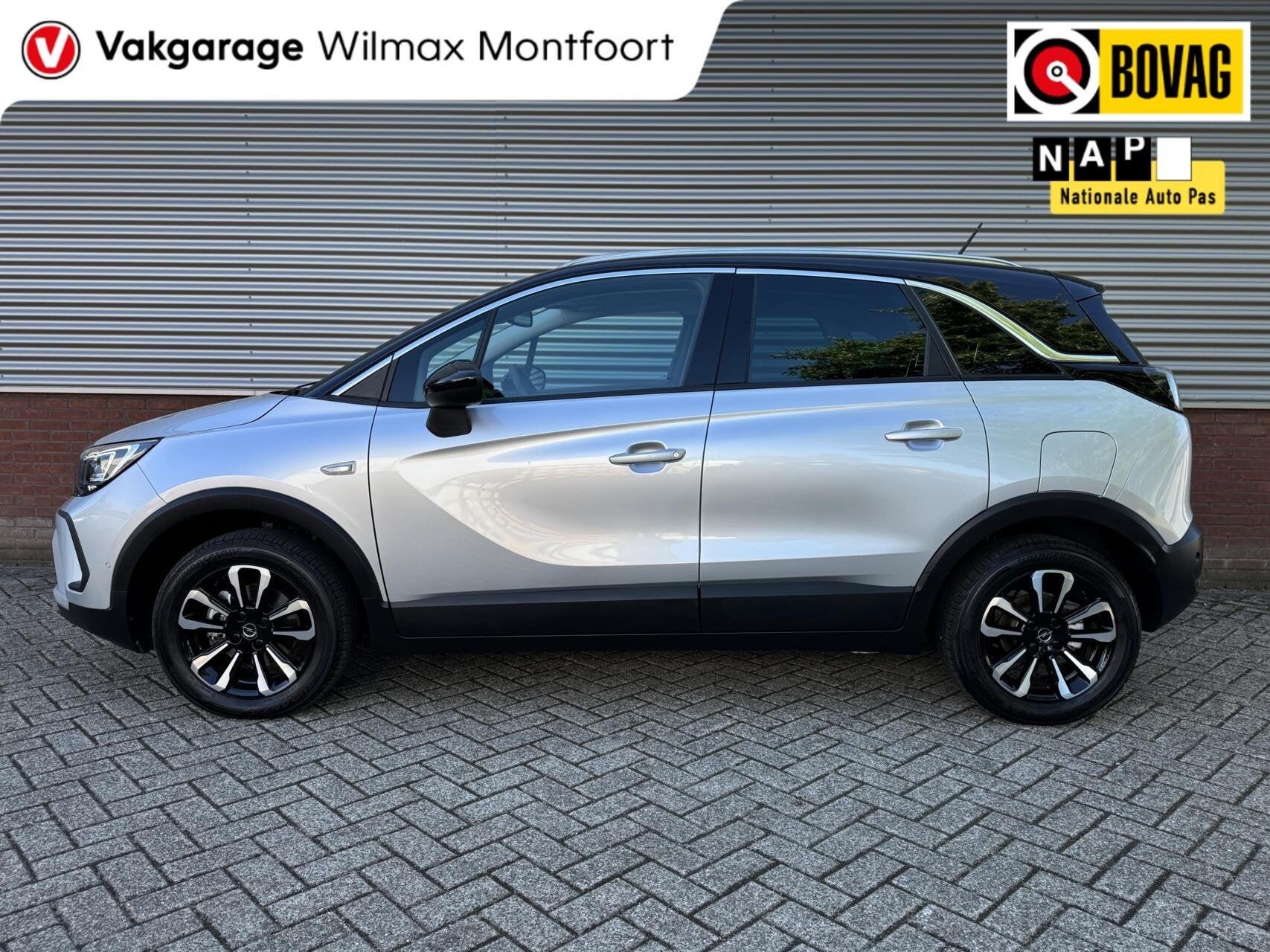 Opel Crossland 1.2 Turbo Elegance|Pano|Camera|Carplay|Cruise, Auto's, Gebruikt, 1199 cc, Met garantie (alle), Bedrijf