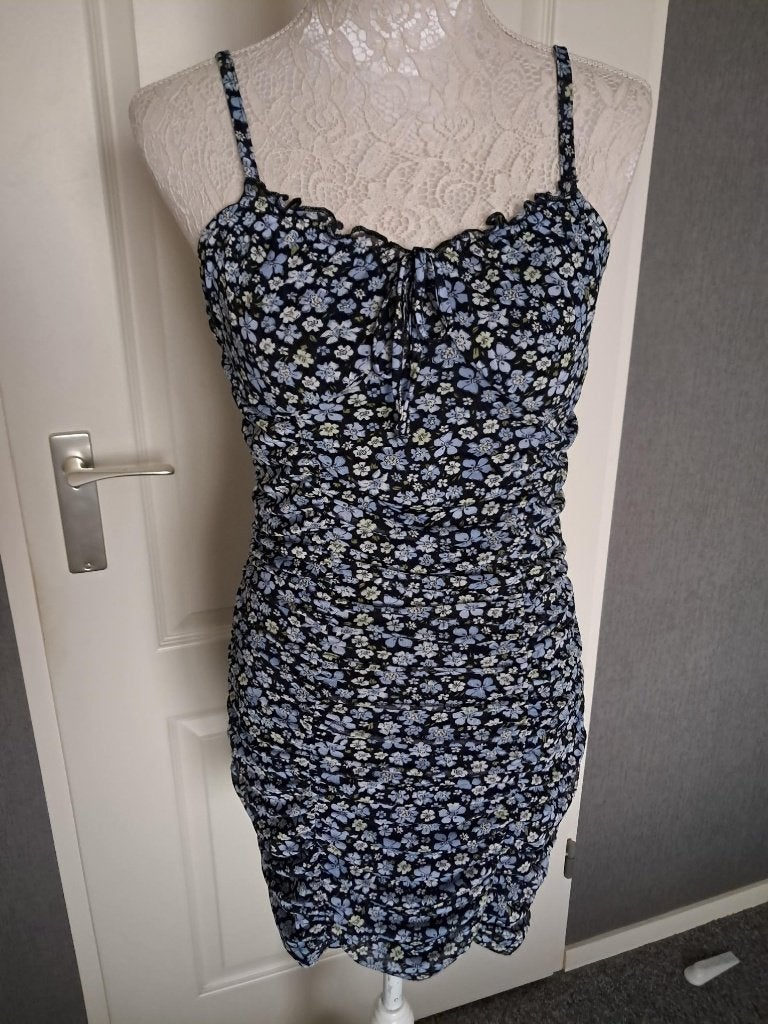 Jurk H&M kleur : Blauw Maat: S, H&M, Blauw, Ophalen of Verzenden, Zo goed als nieuw