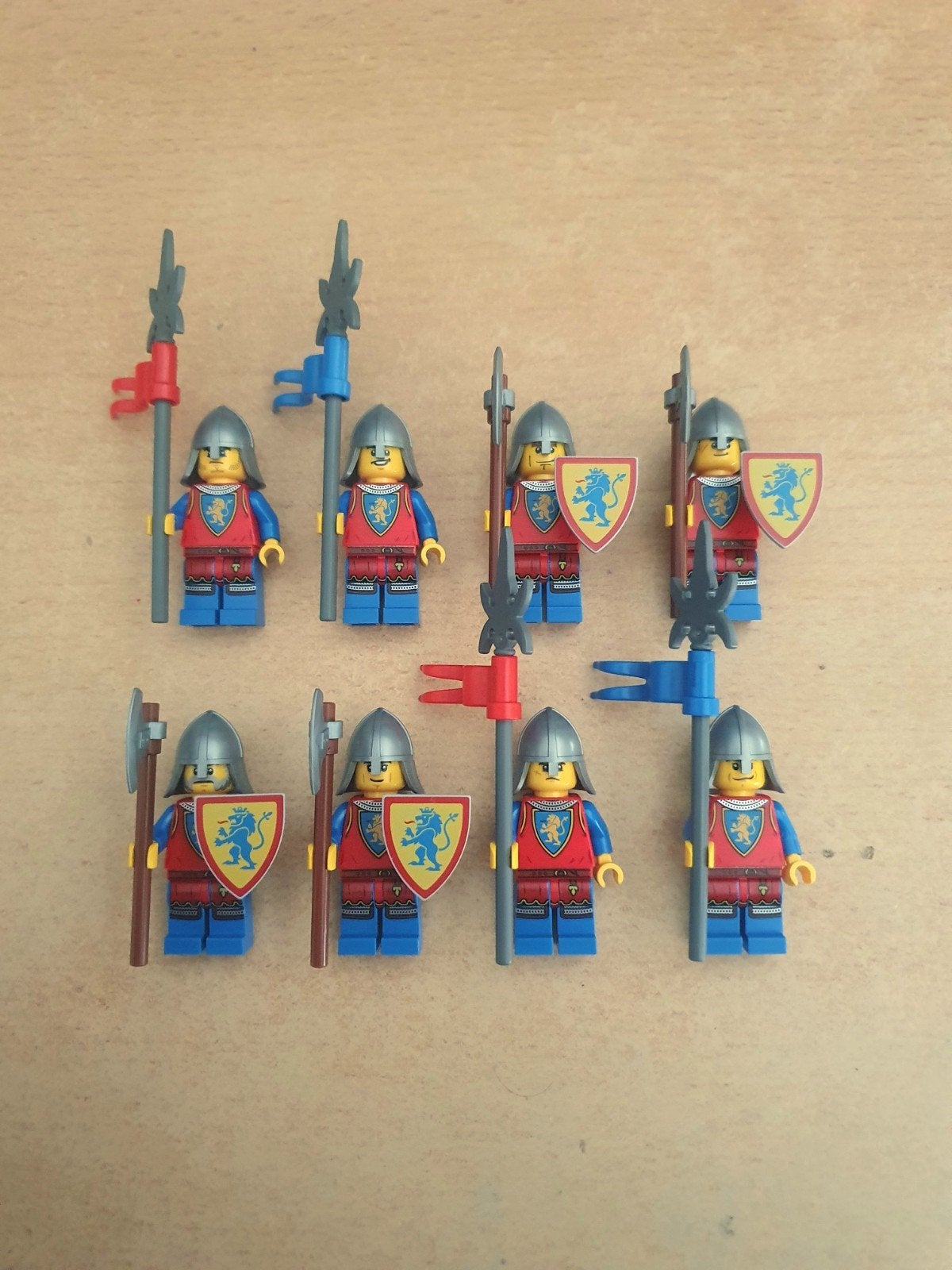 Lego Castle Medieval Lion Knights Ridders Minifiguren, Verzenden, Zo goed als nieuw