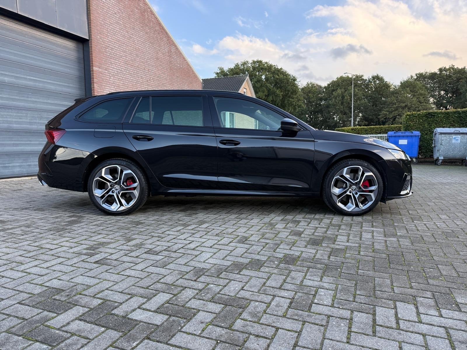 Skoda Octavia RS iV 245pk, Auto's, Zwart, 4 cilinders, Alcantara, Zwart