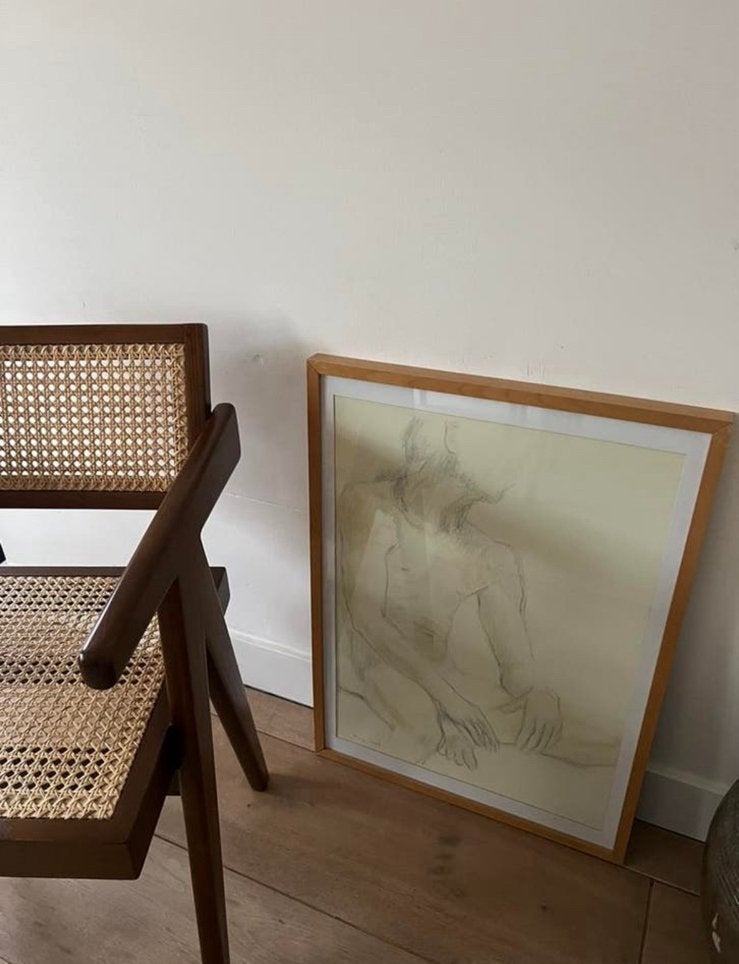Kunstwerk abstract naakt, Ophalen