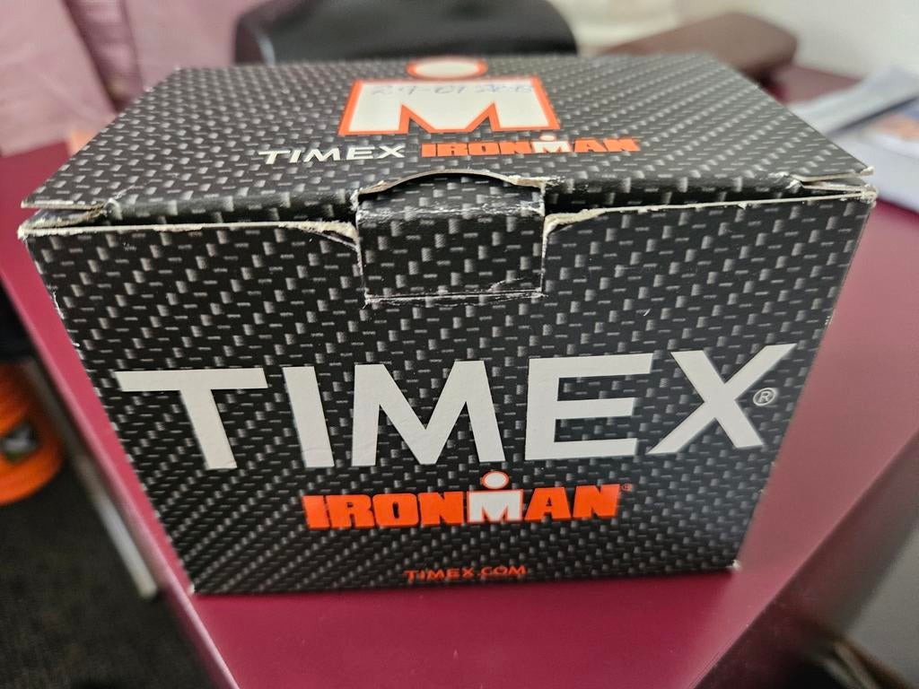 TIMEX IRONMAN 100 lap, Full size, (T5E231), zwart, Windows, Timex, Zwart, Ophalen of Verzenden