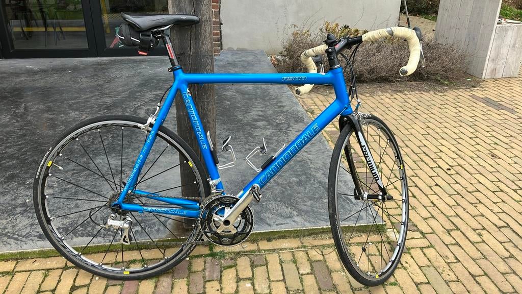 Cannondale R900 Racefiets - 59 cm framehoogte - Campagnolo, 28 inch, Gebruikt, 10 tot 15 versnellingen, Aluminium