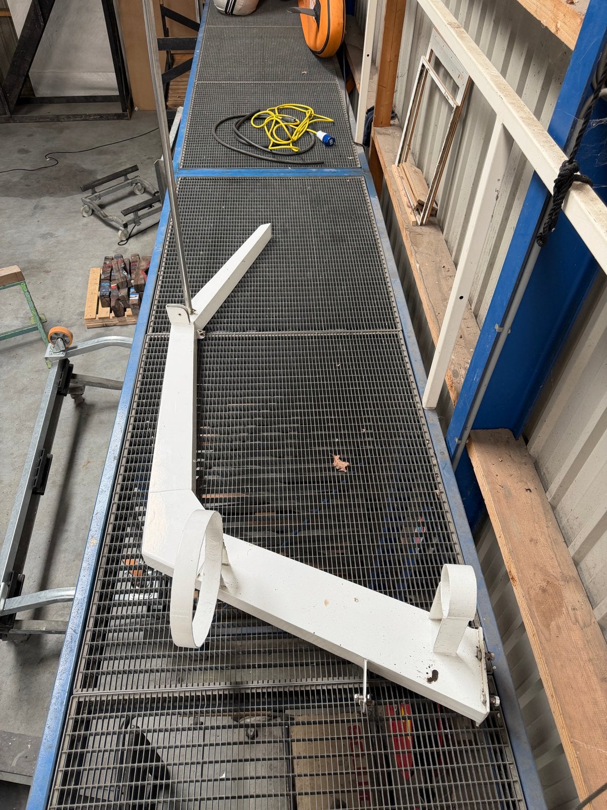 Davit / Hijsarm voor rubberboot of bijboot, Watersport en Boten, Ophalen, Gebruikt, Overige typen