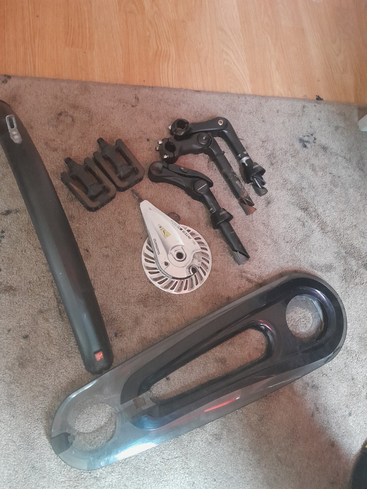Stella voorspatbord kettingkast stuurpen sparta gazelle, Fietsen en Brommers, Fietsonderdelen, Frame, Gebruikt, Overige materialen