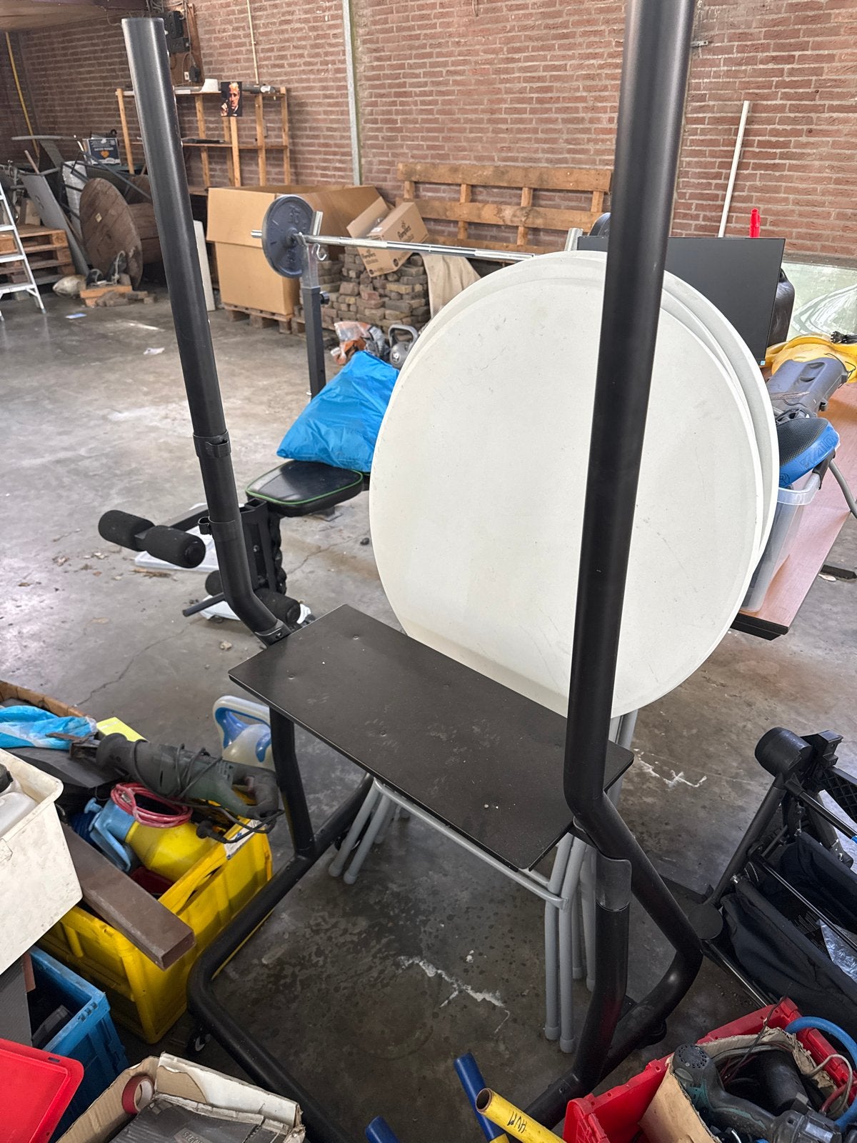 Verrijdbare TV Standaard - Mobiel en Flexibel, Gebruikt, Metaal, 150 tot 200 cm, 50 tot 75 cm