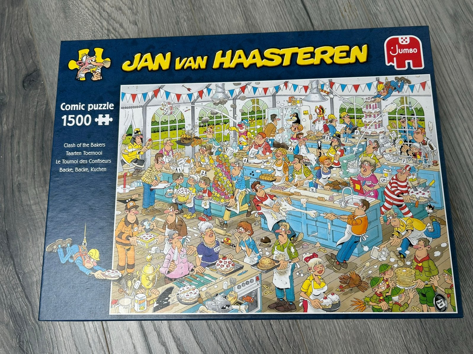 Jan van haasteren puzzel 1500 stukjes, Ophalen of Verzenden, 500 t/m 1500 stukjes, Zo goed als nieuw