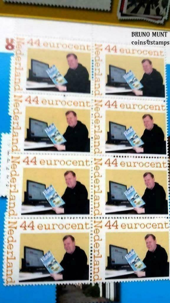 Persoonlijk Postzegelboekje Aad Knikman, afscheid als...., Postzegels en Munten, Postzegels | Nederland, Verzenden, Na 1940, Postfris