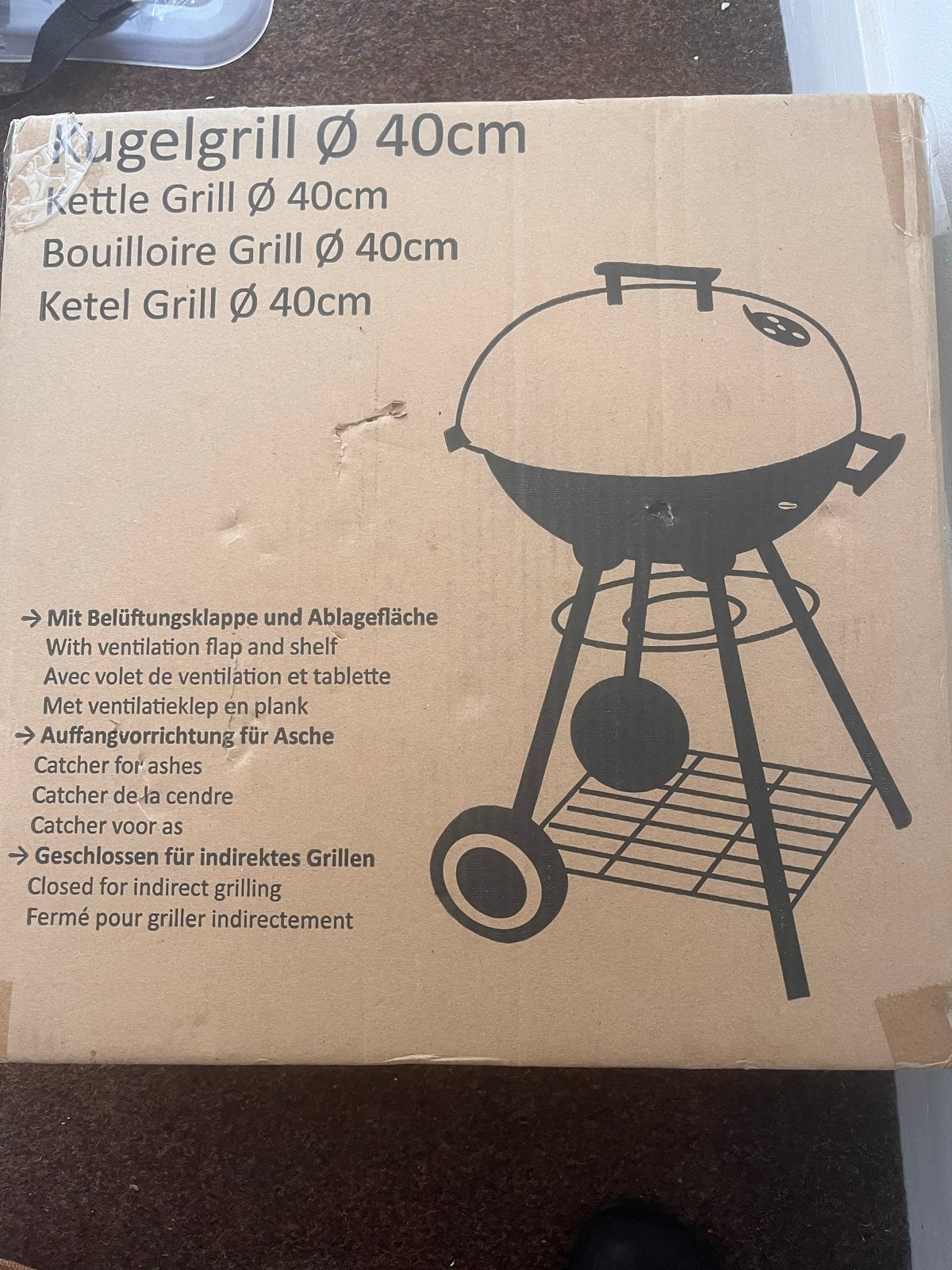 Nieuwe Ketel Grill Ø 40cm - Ongebruikt cadeau, Ophalen, Nieuw