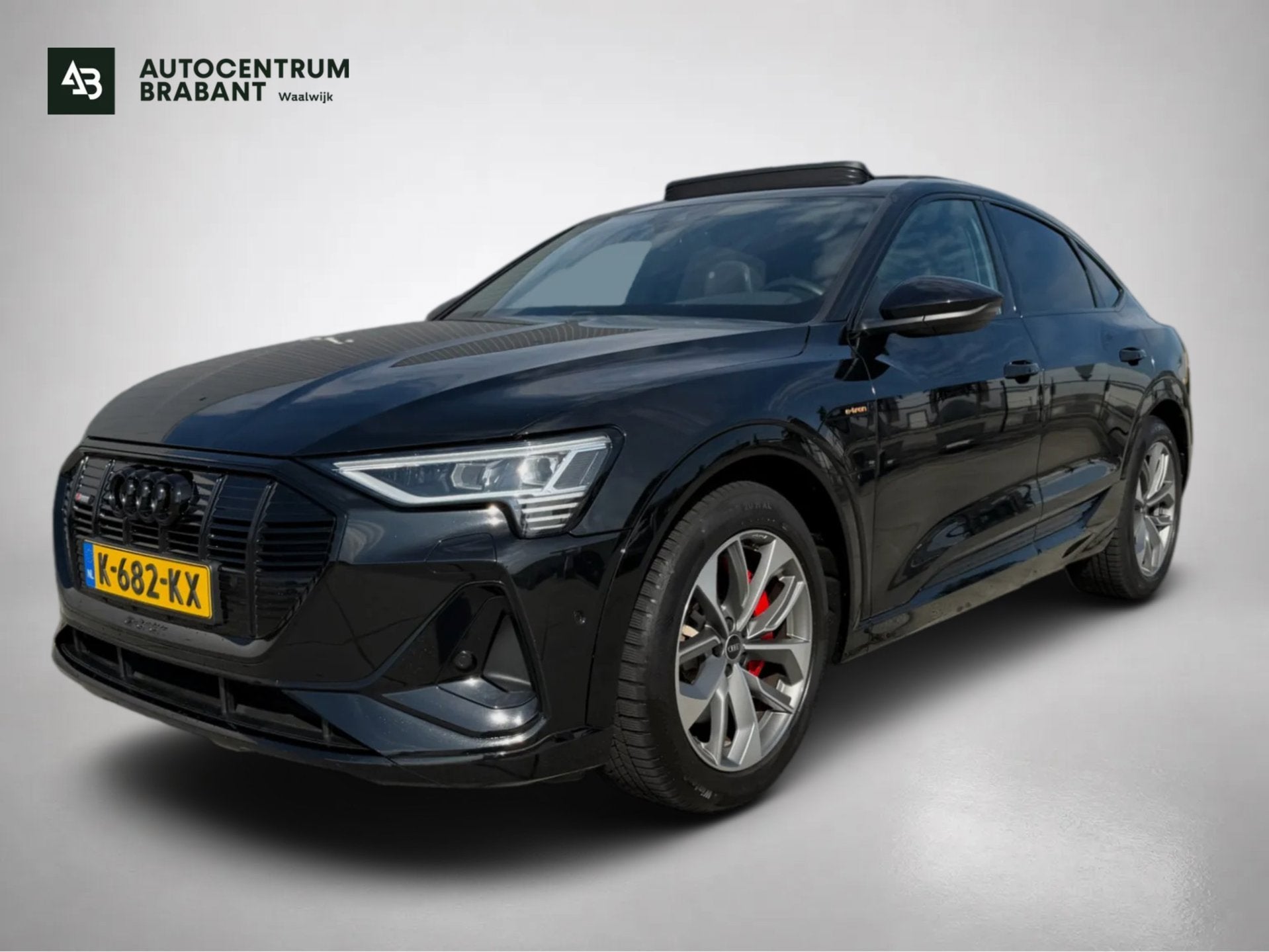 Audi E-tron Sportback 50 quattro S-Line edition (NL-auto, Pa, Auto's, Audi, Automaat, Zwart, 71 kWh, Zwart