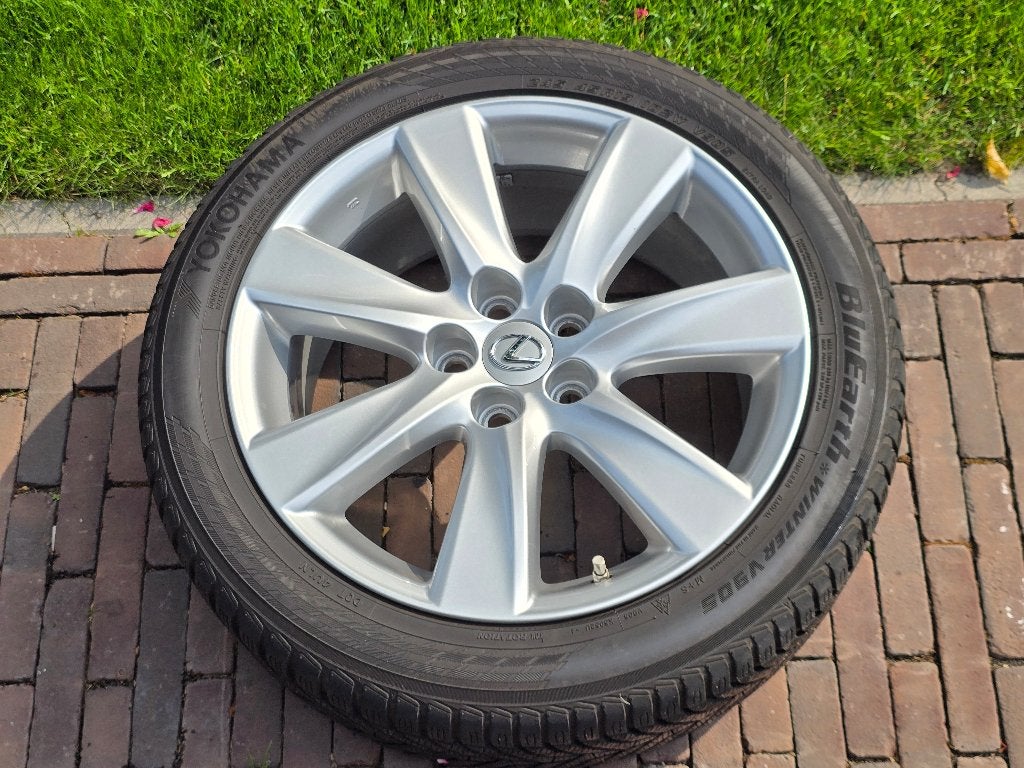 Lexus LS 600h – Set 19" OEM velgen + winterbanden + TPMS, Auto-onderdelen, Banden en Velgen, Winterbanden, Personenwagen, Ophalen