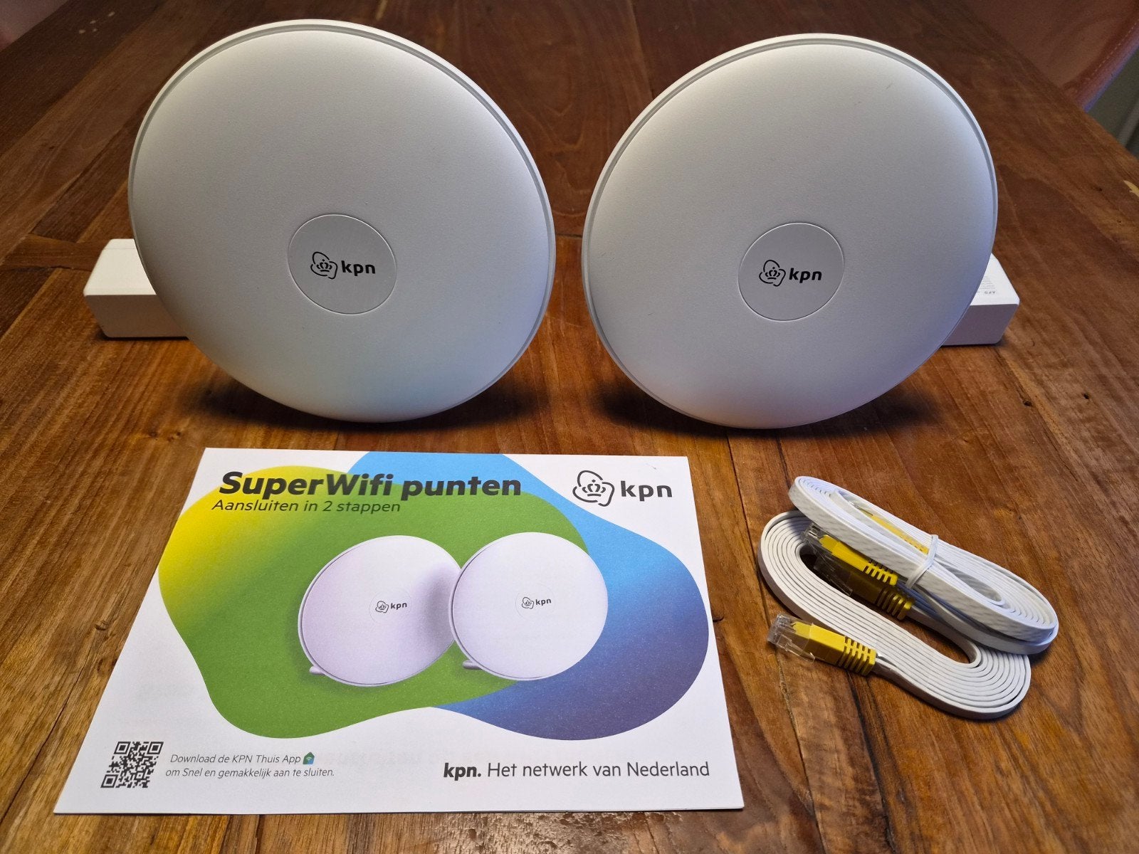 TK: 2 KPN SuperWifi Punten, Computers en Software, WiFi-versterkers, Ophalen of Verzenden, Zo goed als nieuw, KPN SuperWiFi