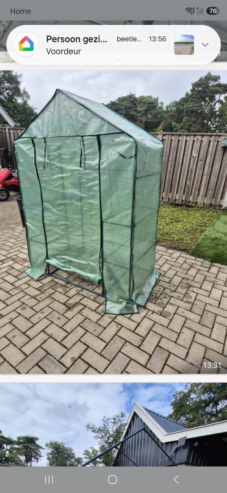 kweekkastje, Ophalen, Glas, Zo goed als nieuw, Aluminium