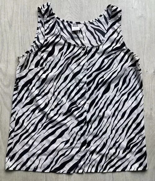 Zebra Top/ blouse maat L Vero Moda, Kleding | Dames, Blouses en Tunieken, Vero Moda, Zwart, Maat 42/44 (L), Ophalen of Verzenden