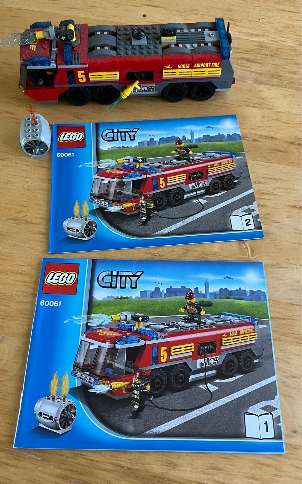 Lego City Brandweerwagen 60061 - Compleet met instructies, Kinderen en Baby's, Speelgoed | Duplo en Lego, City, Lego, Ophalen of Verzenden