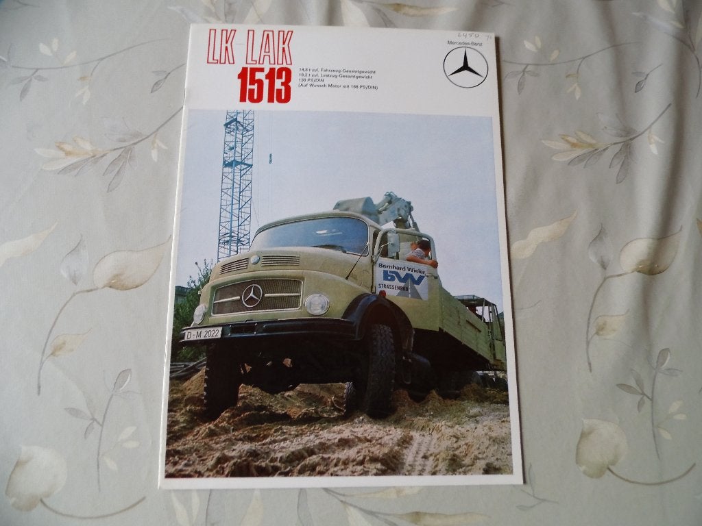 Mercedes Benz LK-LAK 1513    1971, Verzenden, Zo goed als nieuw, Mercedes