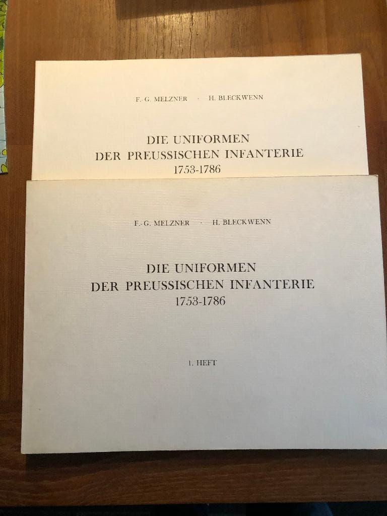Die Uniformen der Preussische Infanterie 1753-1786. Heft, Tweede Wereldoorlog, F.G. Melzner, Verzenden, Zo goed als nieuw