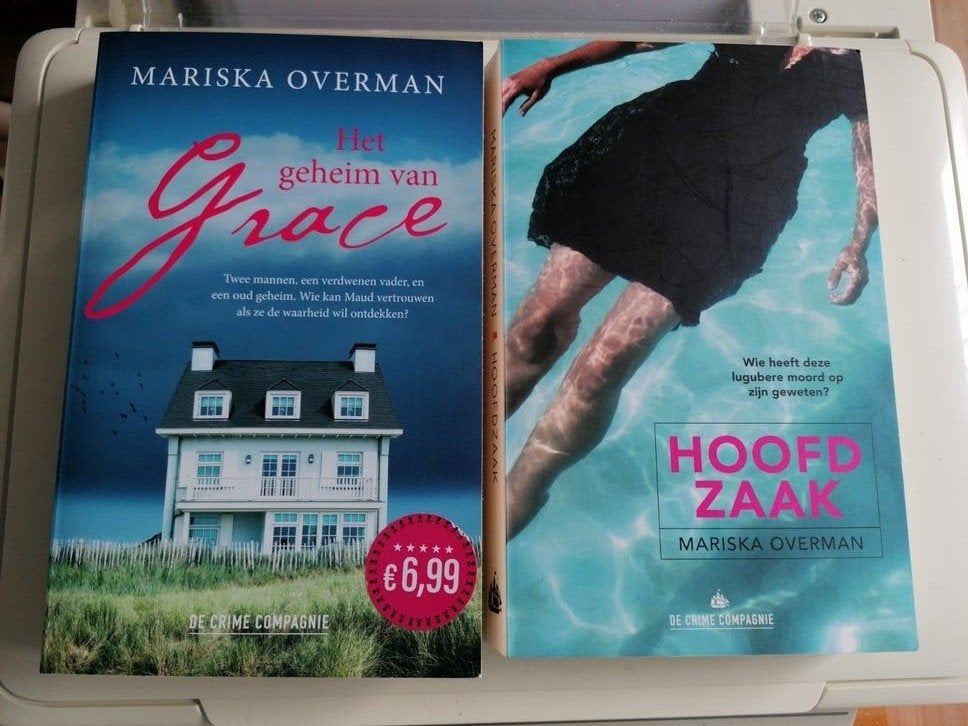 2x Mariska Overman: Het geheim van Grace & Hoofdzaak, Ophalen of Verzenden, Gelezen, Mariska Overman