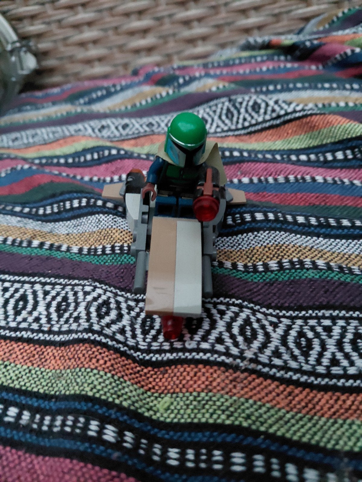 Lego Star Wars Mandalorian met Speederbike, Inclusief minifiguren, Gebruikt, Star Wars, Lego