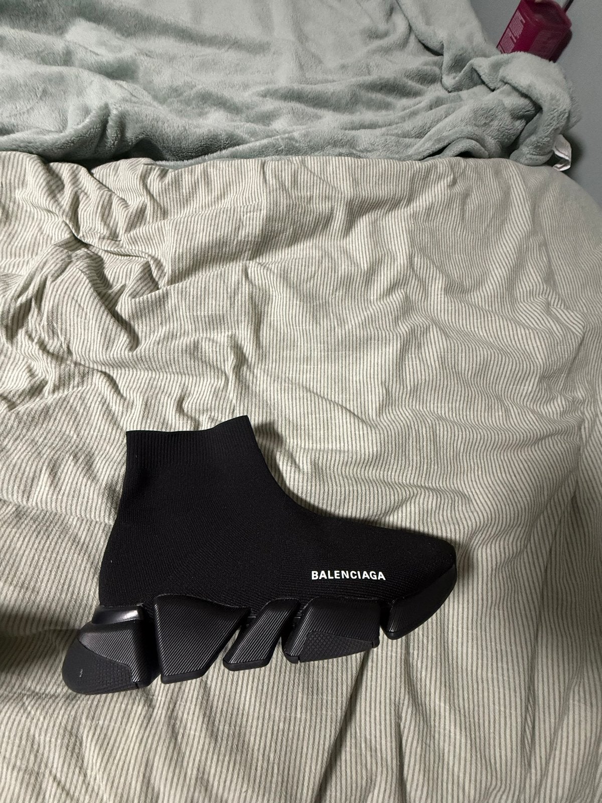 Balenciaga Speed 2.0 Sneakers Zwart, Ophalen of Verzenden, Zo goed als nieuw, Zwart, Sneakers of Gympen