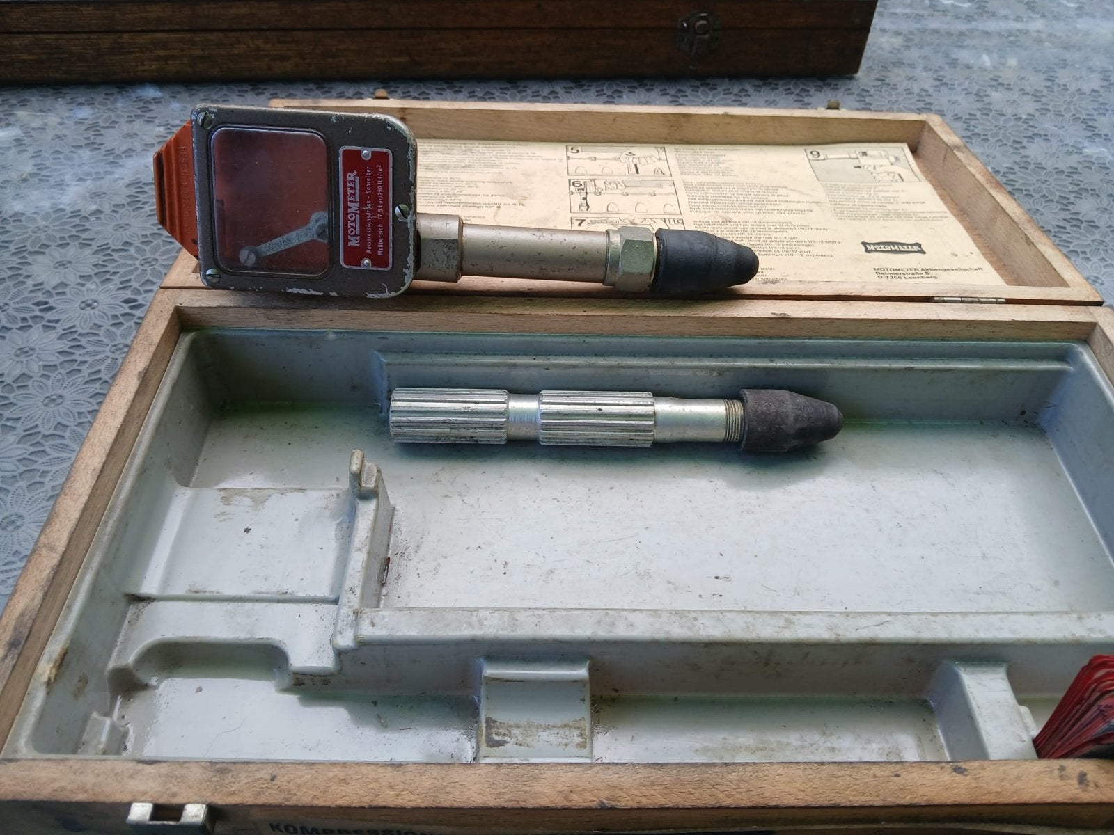 Compressietester Benzine Motoren - Motometer, Auto diversen, Ophalen, Gebruikt