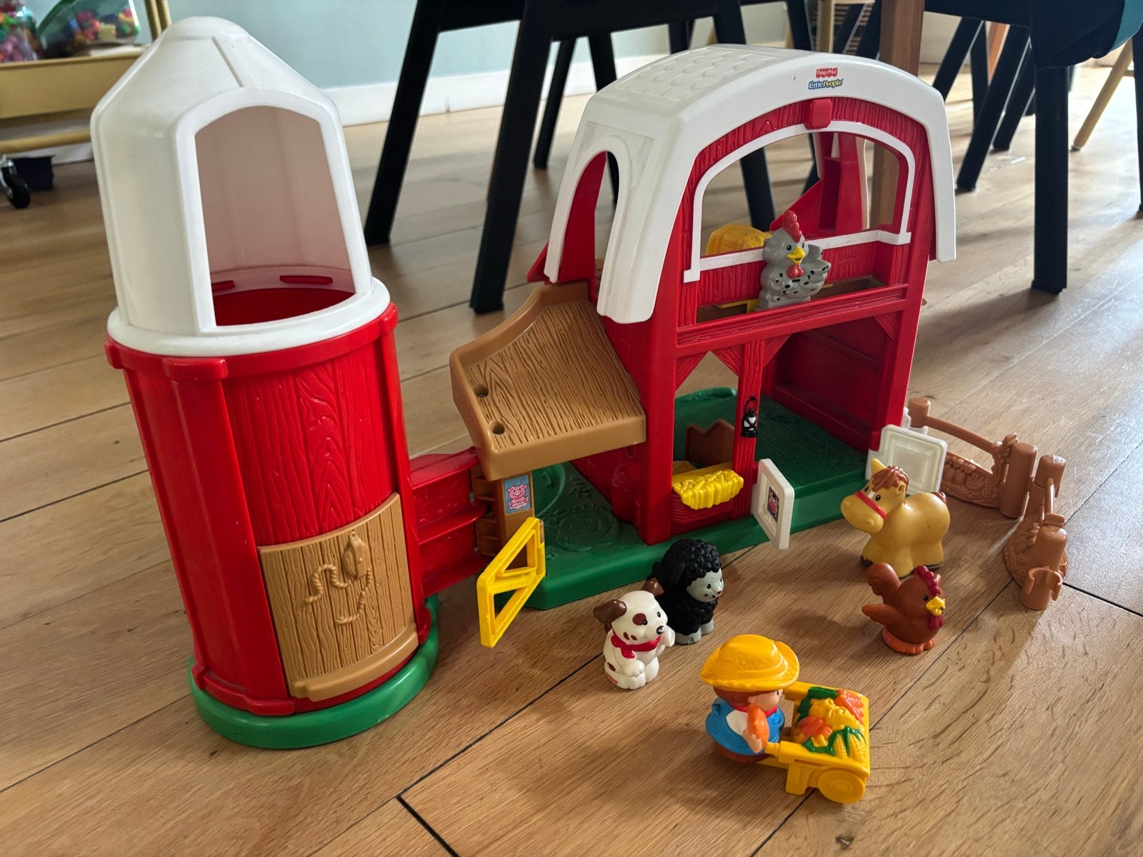 Fisher-Price Little People Boerderij met Dieren en Geluid, Ophalen, Gebruikt, Overige typen, Met geluid
