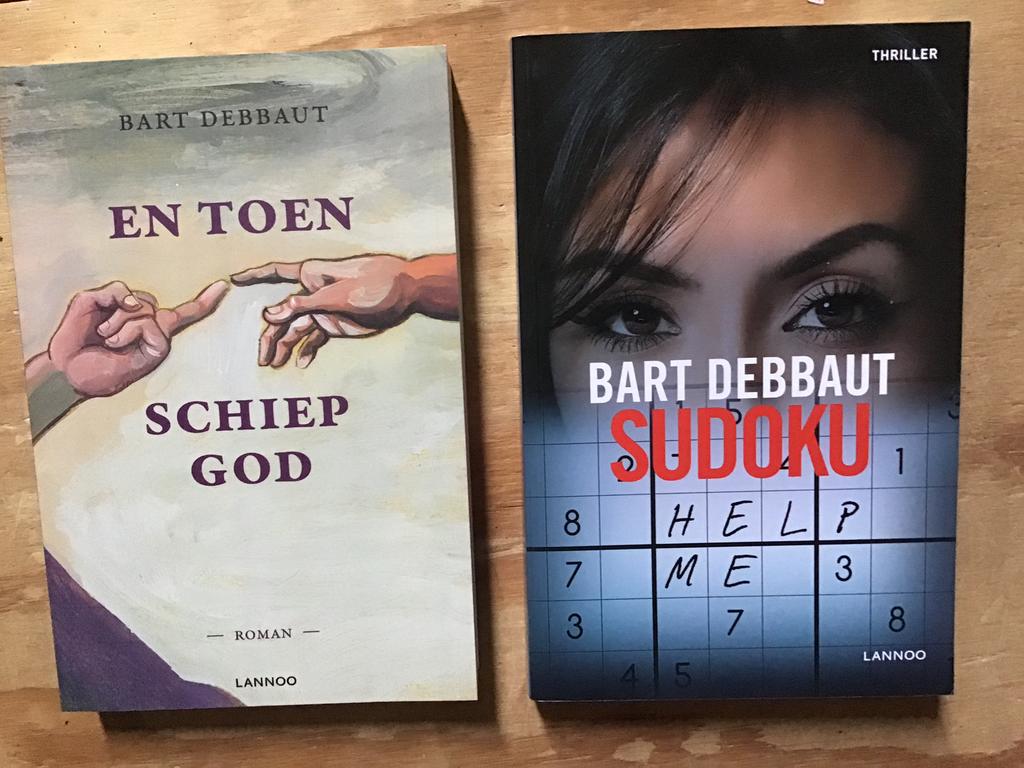 2 x Bart Debbaut.  Per stuk 2,50 euro, Ophalen of Verzenden, Zo goed als nieuw