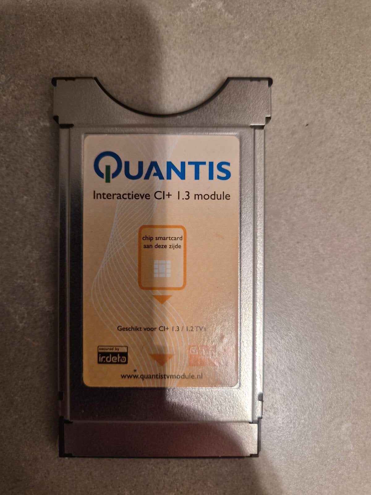 Quantis Interactieve CI+ 1.3 module Irdeto DVB CI Plus, Ophalen of Verzenden, Gebruikt, Decoder