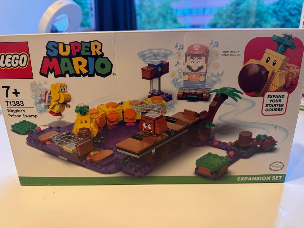 LEGO Super Mario 71383 Wiggler's Giftenmoeras Uitbreidingsse, Ophalen, Lego, Nieuw, Inclusief doos