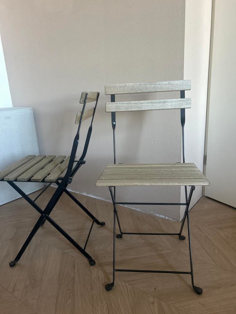 2 stoelen inclusief kussens, Huis en Inrichting, Stoelen, Ophalen, Gebruikt, Twee, Overige kleuren