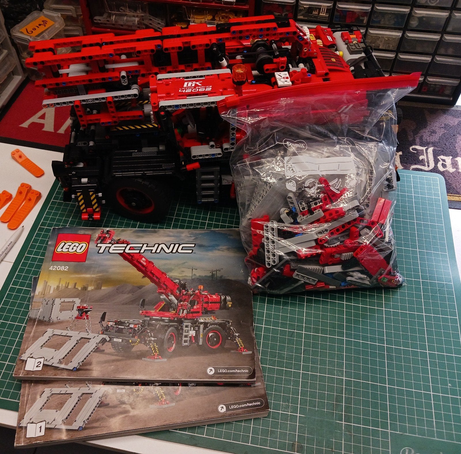 21 sets technic lego, Ophalen