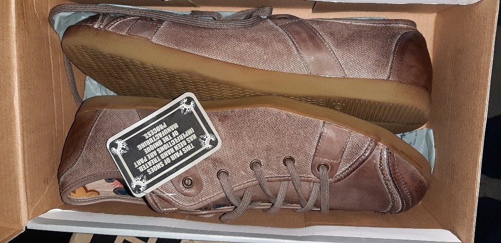 Bunker Cobain-5-6 canvas schoenen - Maat 45, Bunker, Bruin, Nieuw, Ophalen of Verzenden