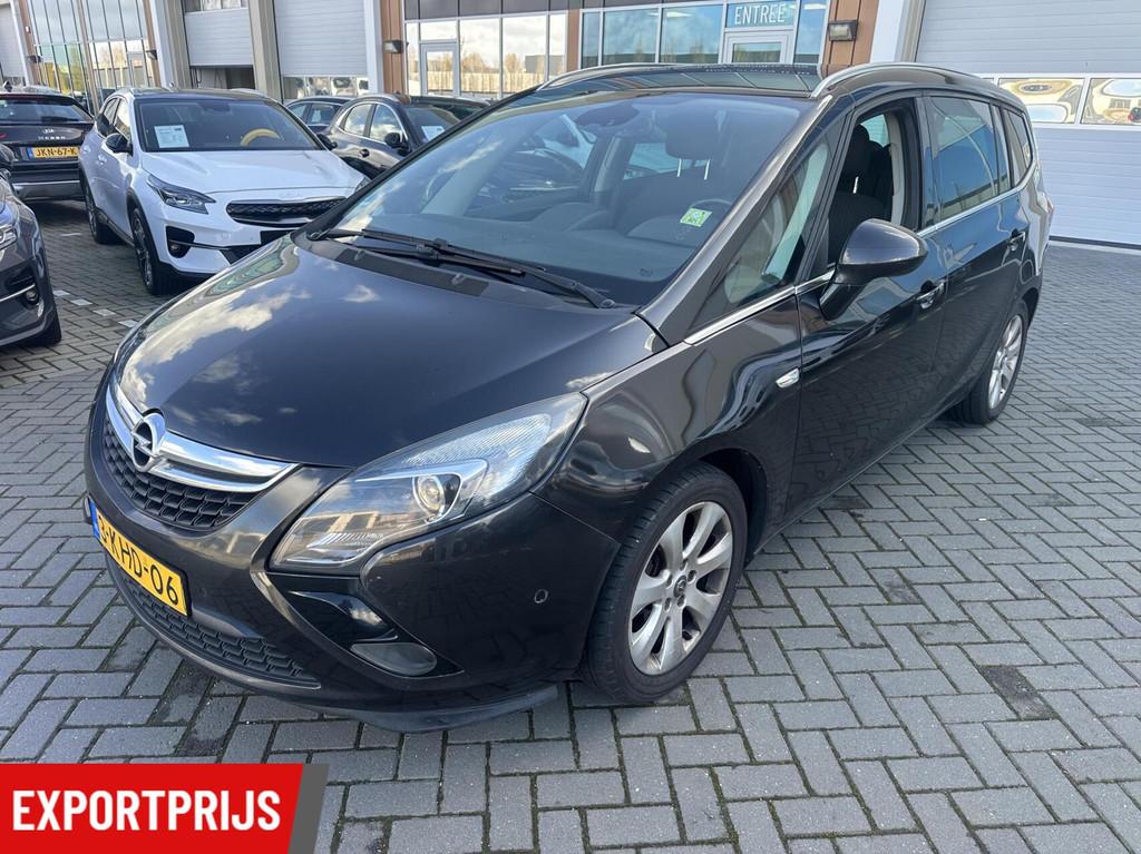 Opel Zafira Tourer 1.4 Business+ 7p. EXPORTPRIJS, Auto's, Opel, Euro 5, Stof, Gebruikt, Zwart