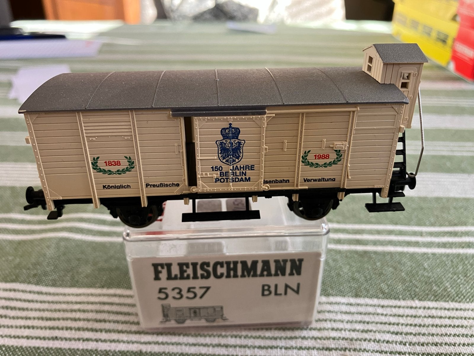Fleischmann 5357 BLN Wagon - 150 Jaar Berlijn Potsdam, Ophalen of Verzenden, Zo goed als nieuw, Wagon, Fleischmann