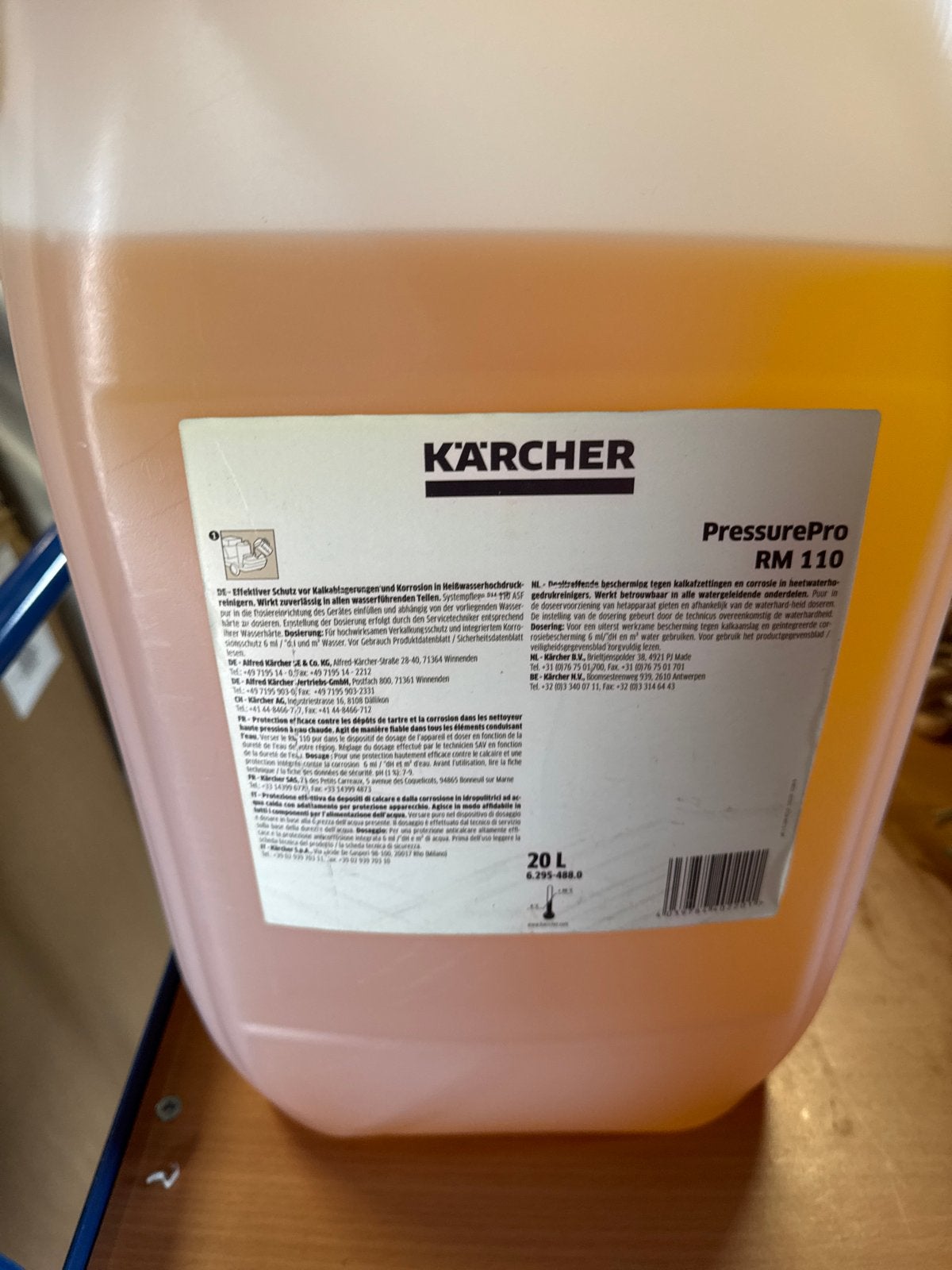 Kärcher RM 110 PressurePro - 20L - Nieuw en Verzegeld, Tuin en Terras, Nieuw, Ophalen of Verzenden, Nvt, Nvt