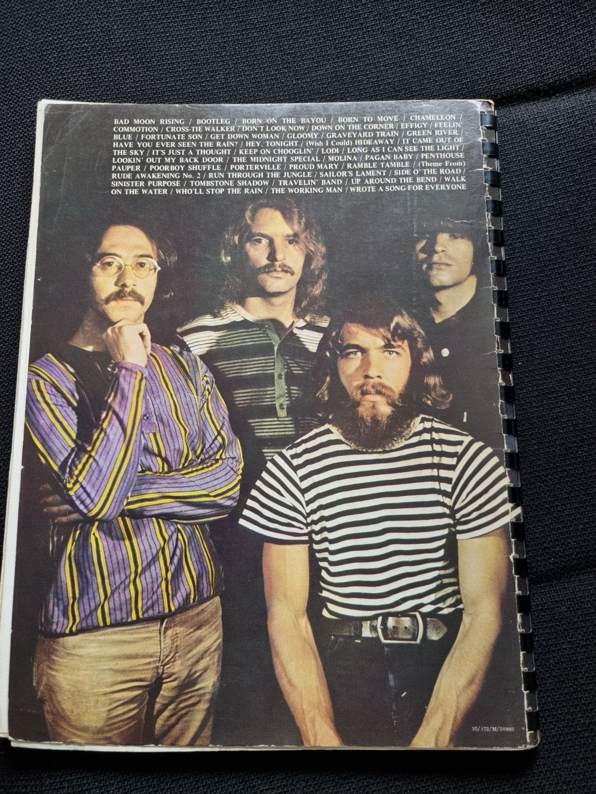 Creedence Clear Water Revival noten boek., Ophalen, 1960 tot 1980, Gebruikt, Overige onderwerpen