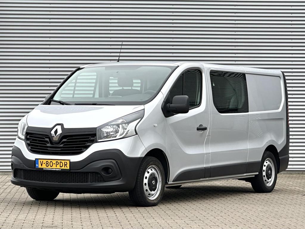 Renault Trafic 1.6 dCi T29 L2H1 DC Dubbele cabine MARGE BTW, Auto's, Bestelauto's, Voorwielaandrijving, Gebruikt, Euro 6, 2000 kg